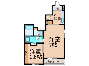 パルテール此花の物件間取画像